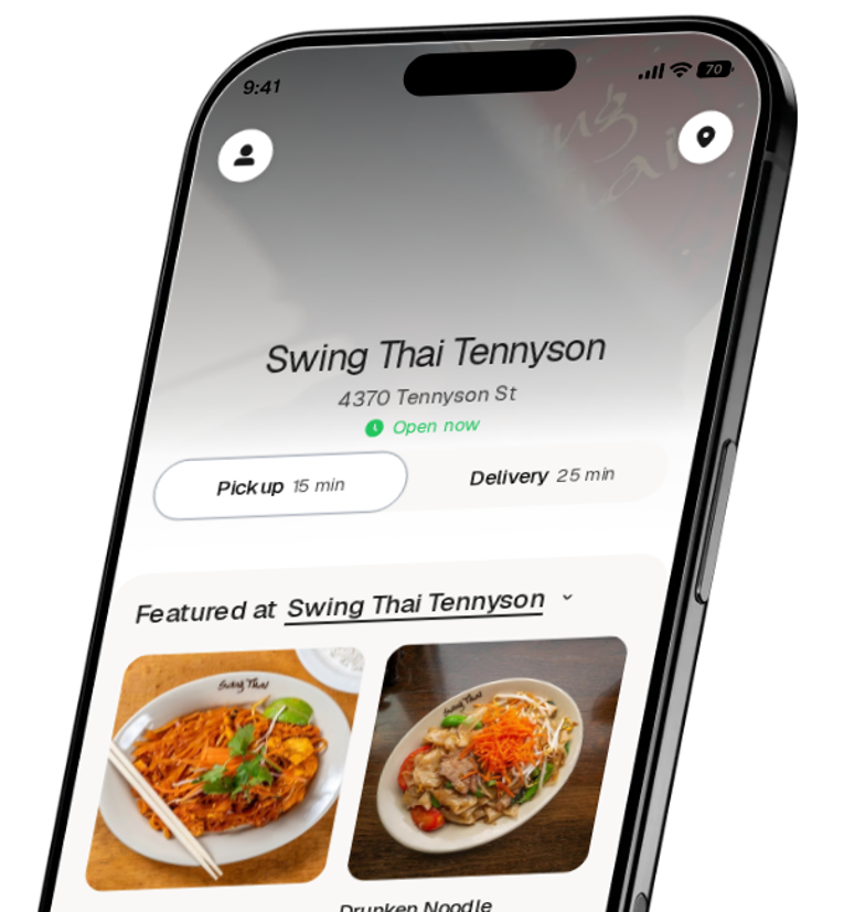 Swing Thai Tennyson app preview